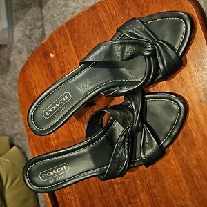 Coach Italian Learher heels